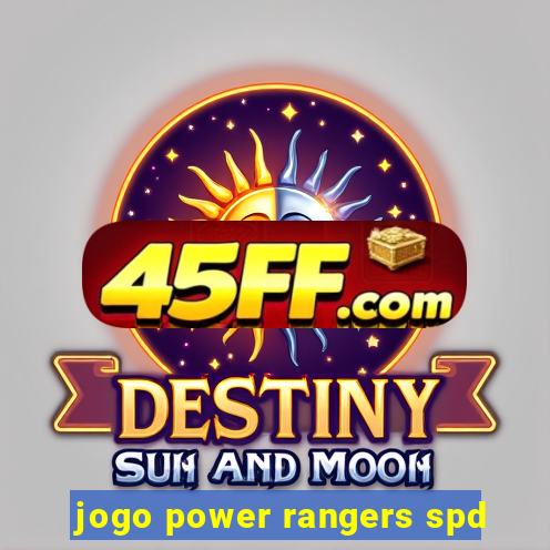 jogo power rangers spd
